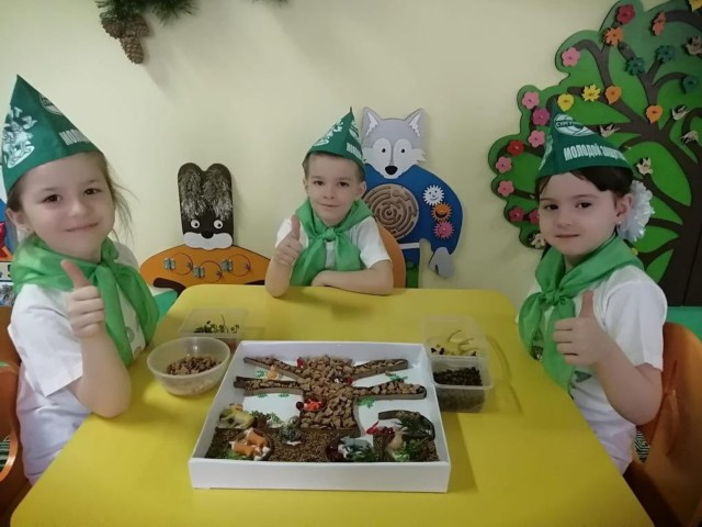 Пособие - Сенсорная коробка "Лес" Пособие - Сенсорная коробка "Лес".